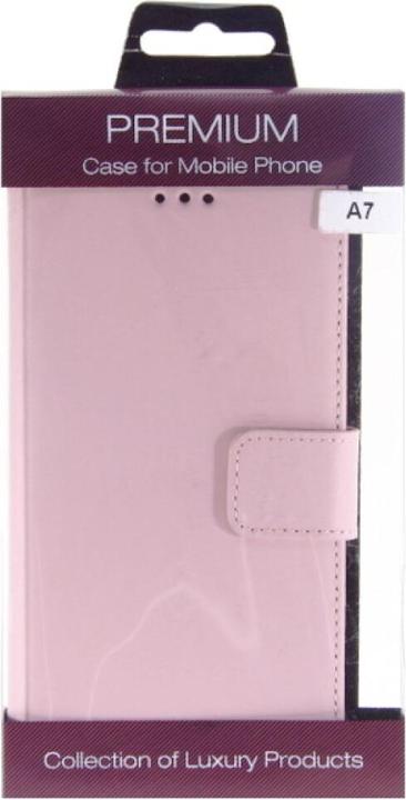 Produktbild OEM Slim Leather Book Case for Galaxy A7 - pink 4250710560882 (Samsung Galaxy A7)