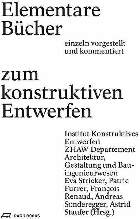 Produktbild Elementare Bücher zum konstruktiven Entwerfen (Deutsch, 2018)