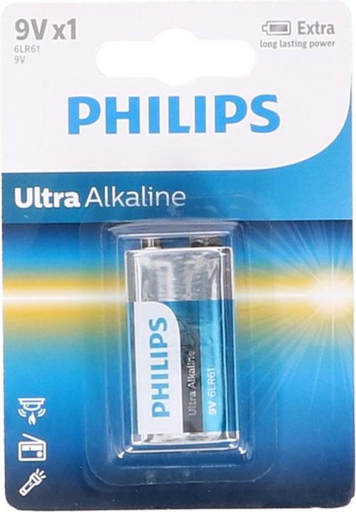 Actual product image ProPlus Ultra alkaline battery 9V in blister pack (1 pcs., 9V Block)