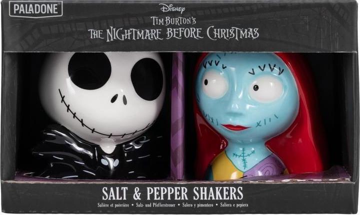 Actual product image Paladone Products Disney - L'Étrange Noël de monsieur Jack - Salière et poivrière en céramique Jack et Sally (Pepper, Salt)