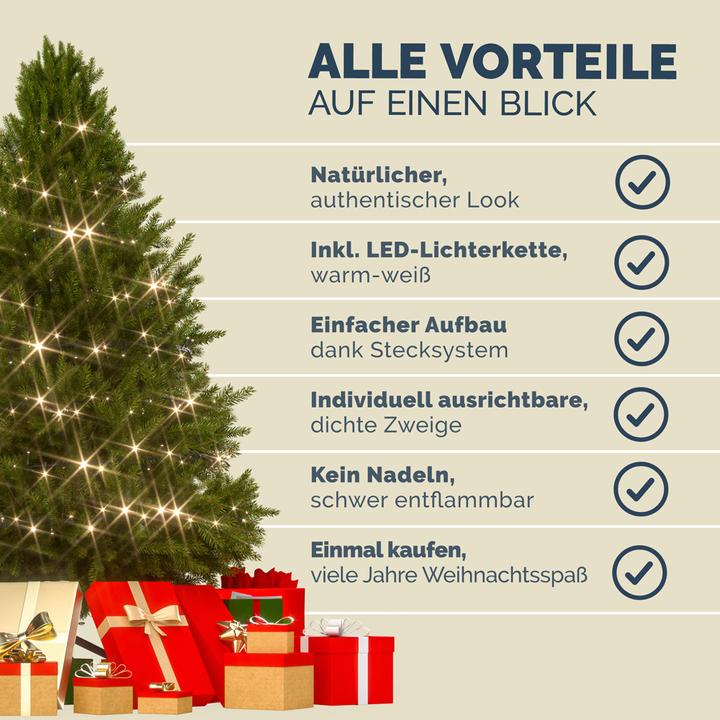 Produktbild Casaria Weihnachtsbaum (150 cm)