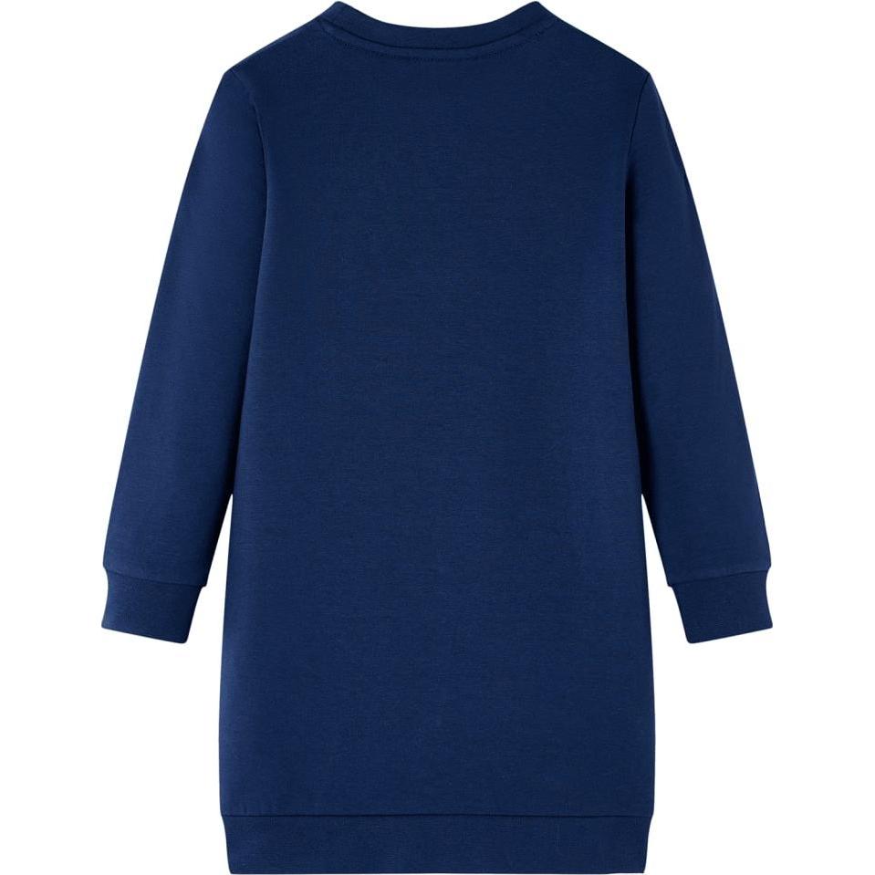 Thumbnail - VidaXL, Mädchen, Kleider, Kinder-Pulloverkleid Marineblau 116,Material: 95, Blau, (116)