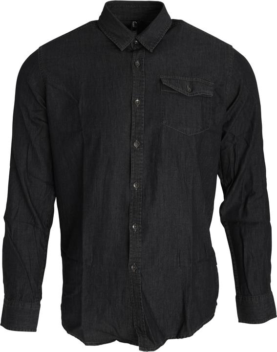 Actual product image Premier Jeans seam long sleeve denim shirt (XS)