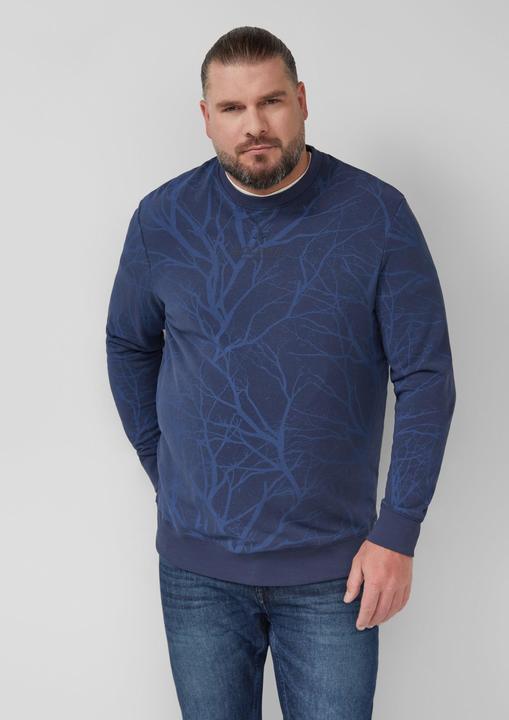 Produktbild s.Oliver Sweatshirt Leichtes Sweatshirt mit All-over-Print (3XL)