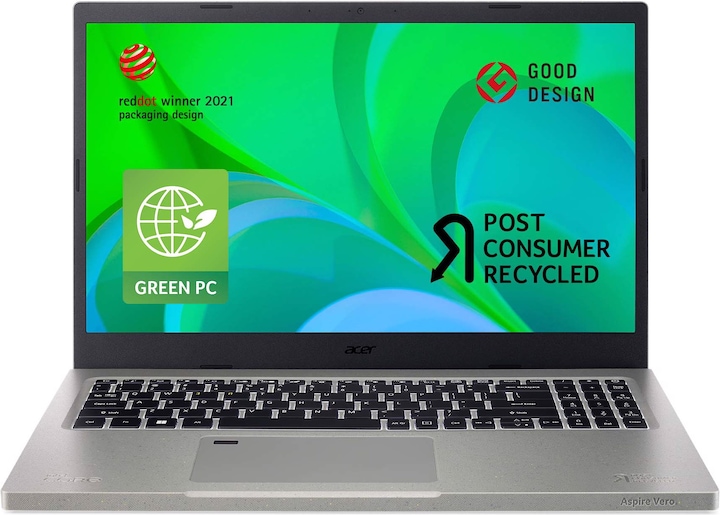 Acer Aspire Vero Green (15.60", Intel Core i7-1195G7, 16 Go, 1000 Go, CH)