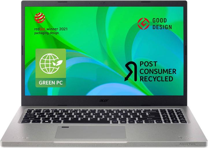 Acer Aspire Vero Green (15.60", Intel Core i7-1195G7, 16 GB, 1000 GB, CH)