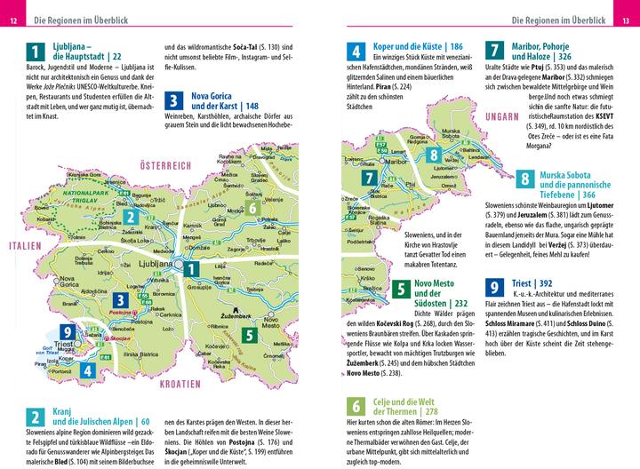 Actual product image Reiseführer Slowenien mit Triest - mit 15 Wanderungen - (German, Daniela Schetar, Frederick Köthe, 2022)