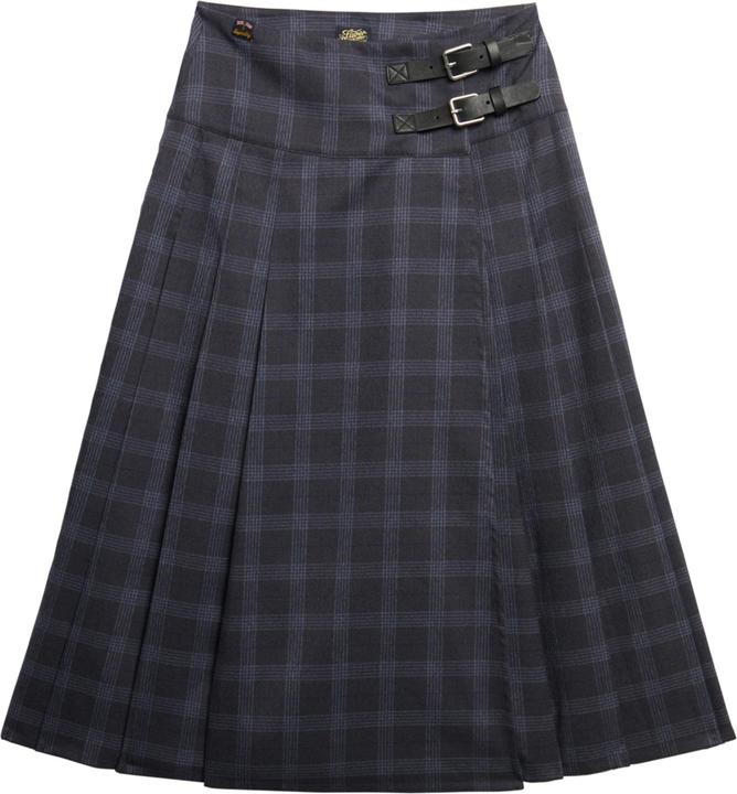 Immagine prodotto Superdry Karierter Plissee-Midirock (S)