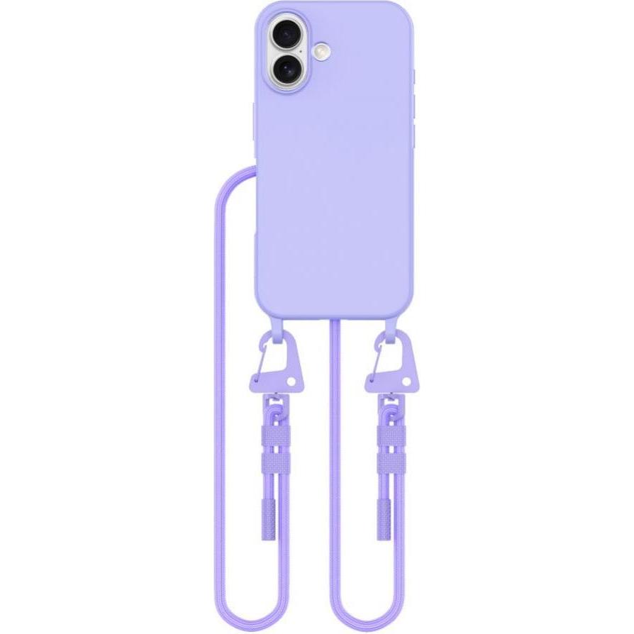 Tech-Protect MagNecklace MagSafe Case with Lanyard for iPhone 16 - Purple, Handykette, Violett