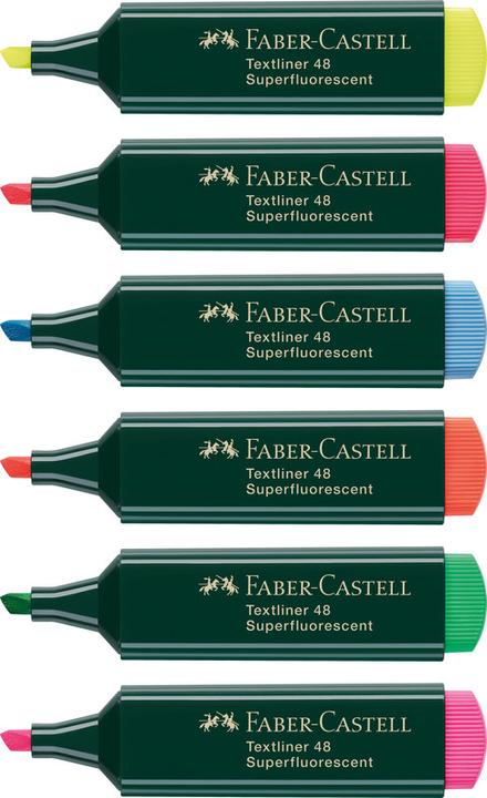 Produktbild Faber-Castell Textmarker Textliner 48 (Rot, 5 mm, 1 x)