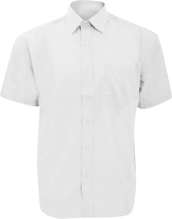Image du produit Russell Collection Chemise Popeline Manches Courtes Entretien Facile (41)