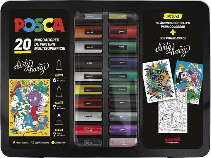 Produktbild Uni-ball Marker-Set Dirty Harry 20 Stücke Bunt (20 x)
