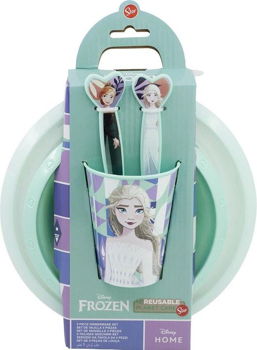 Produktbild Disney Frozen Kindergeschirr-Set Frozen CZ11310 Kunststoff (5 Stücke)