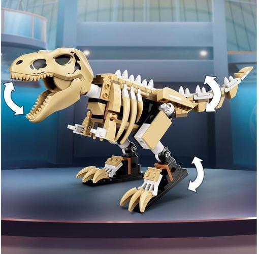 Productafbeelding LEGO T. Rex skelet in de fossielen tentoonstelling (76940, LEGO Jurassic World)