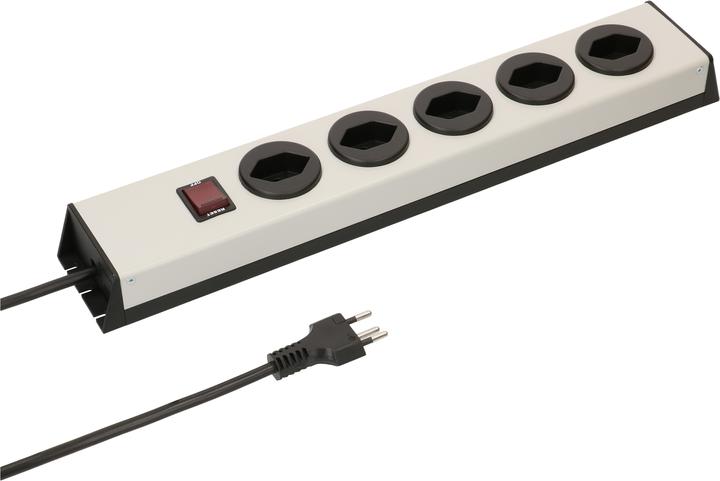 Produktbild Max Hauri Power Line mit Schalter (5 x, Typ 13, 1.50 m)