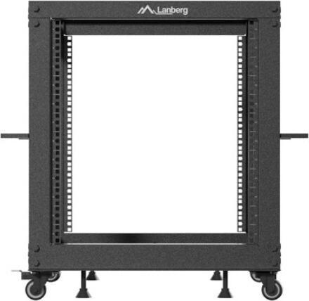 Actual product image Lanberg OPEN RACK 19 12U 600X600-1100 REGULOWANY CZARNY (6.86 RU, 19 inch rack)