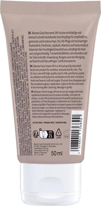 Image du produit Basler Aleosan crème de jour au lait de jument (50 ml, Crème de jour)