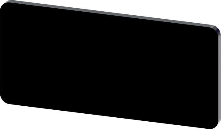 Produktbild Siemens Labeling plate 12.5x27mm, black