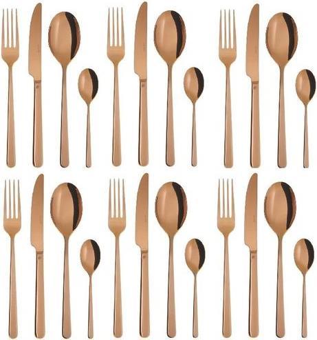 Produktbild Sambonet Linear PVD (24 Stück, Besteck Set)