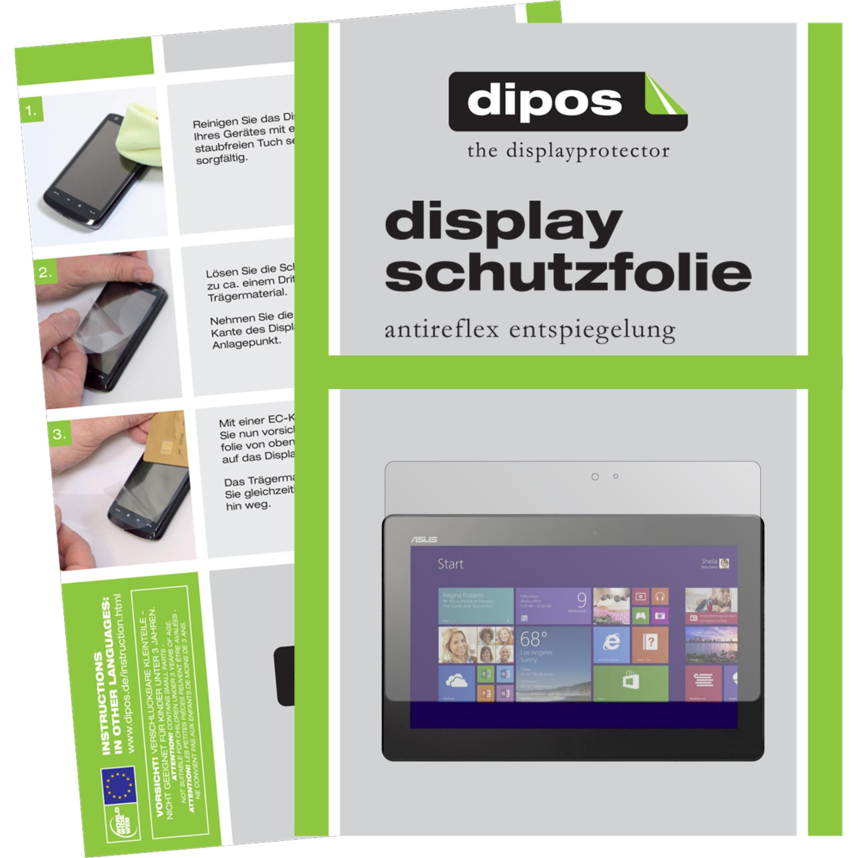 Dipos Displayschutzfolie Antireflex (10"), Notebook Schutzfolie