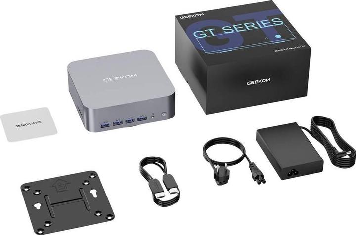 Produktbild Geekom Mini PC GT1 Mega Intel® Core™ Ultra 9 185H 5.1 GHz 16 GB RAM 1 TB SSD (1000 GB, 16 GB, Intel Core Ultra 9 185H)