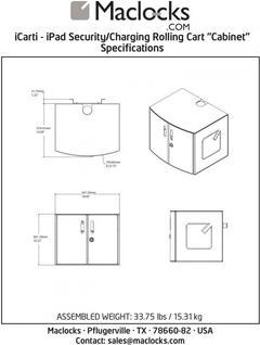 Produktbild Compulocks 16 unit cabinet w EU power strip
