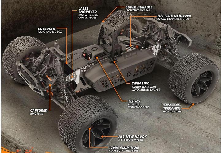 Produktbild HPI Savage XL Flux V2 GTXL-6 (ARR Almost-Ready-to-Race)