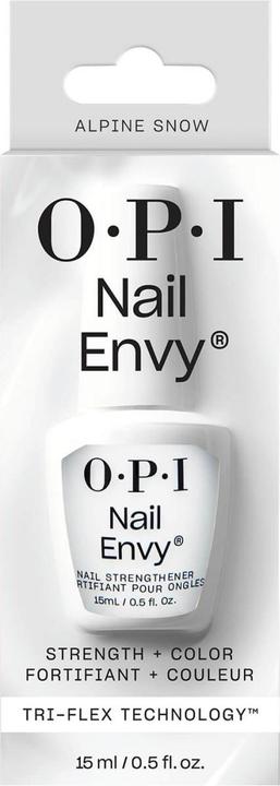 Actual product image OPI Nail Hardener - Nail Envy Alpine Snow (Alpine snow, Gel-Effect Nail Polish)