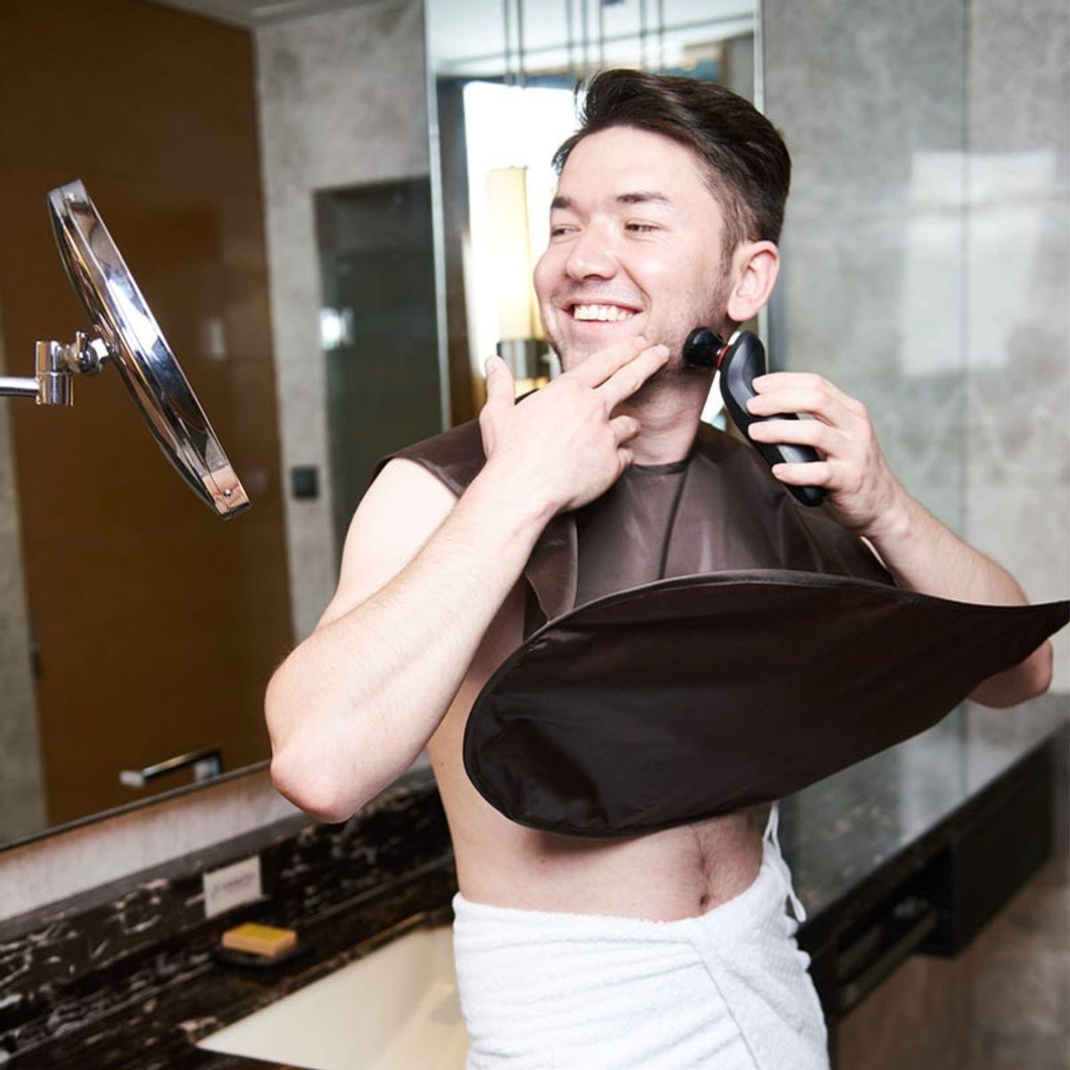 König Design, Bartpflege, Bartschürze Rasierumhang Bart Kittel Lätzchen wasserdicht Rasieren Bartstyling