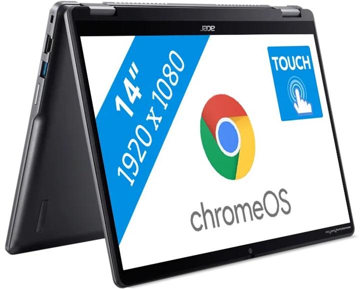 Produktbild Acer Chromebook Plus Spin 514 CP514-4HN-53JZ (NX.KYREH.004) (14", 256 GB, 8.19 GB, Eng. Int.)