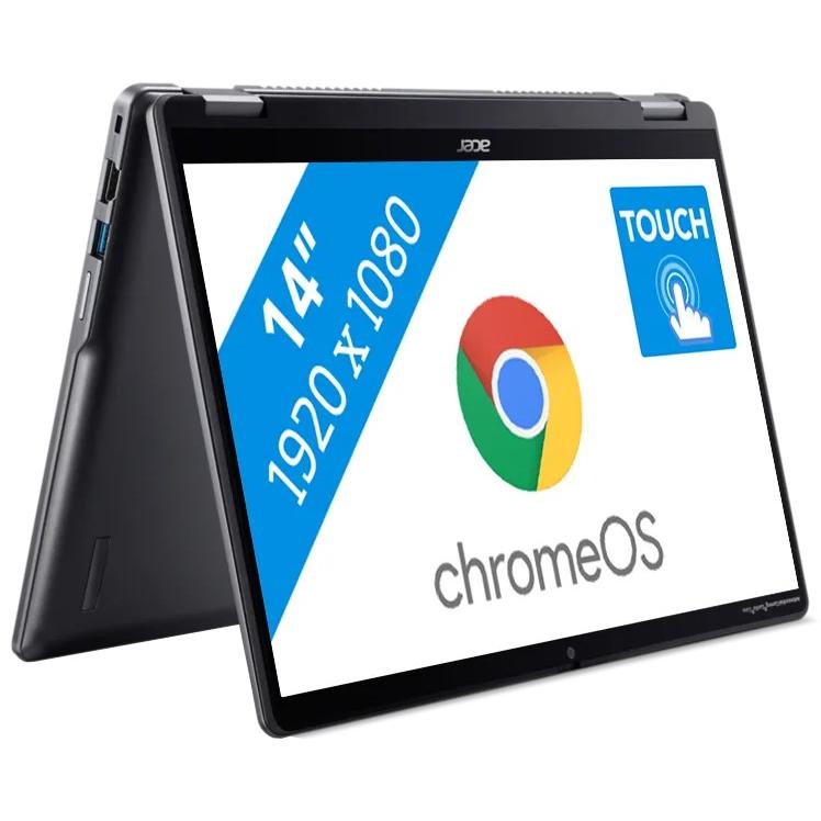 Acer Chromebook Plus Spin 514 CP514-4HN-53JZ (NX.KYREH.004) (14", 256 GB, 8.19 GB, Eng. Int.), Noteb