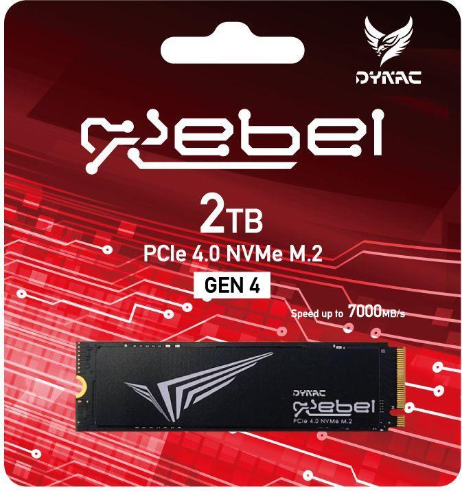 Produktbild Dynac Dynacard DREBEL2TB/R Ssd Intern 2Tb M2 Pci-e (2000 GB, M.2 2280)
