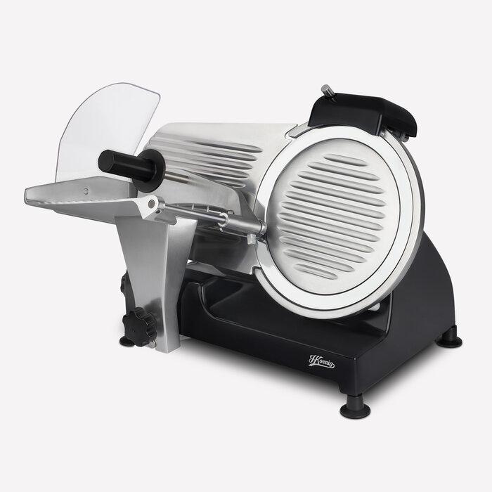 Immagine prodotto H.Koenig Affettatrice multiuso nera 25 cm