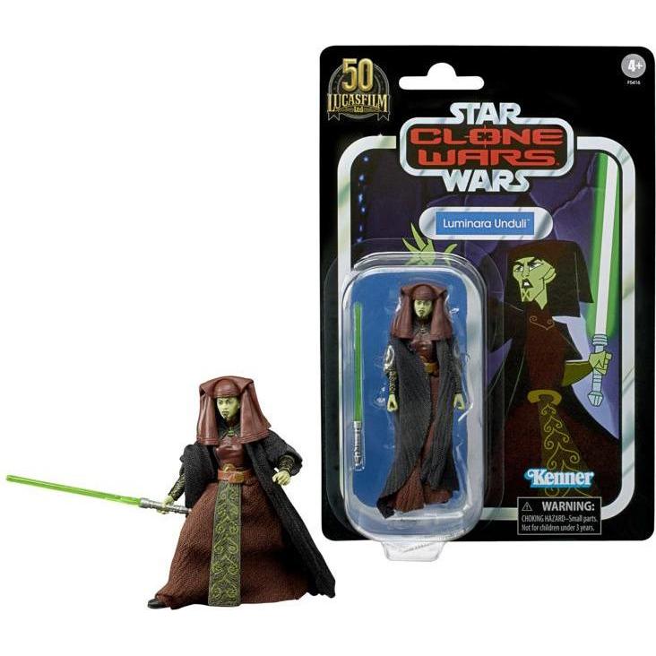 Hasbro Star Wars Clone Wars The Vintage Collection Actionfigur Luminara Unduli VC215
