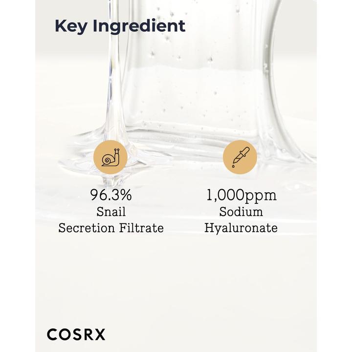 Actual product image Cosrx Advanced Snail 96 Mucin Power Essence (100 ml, 24h cream)