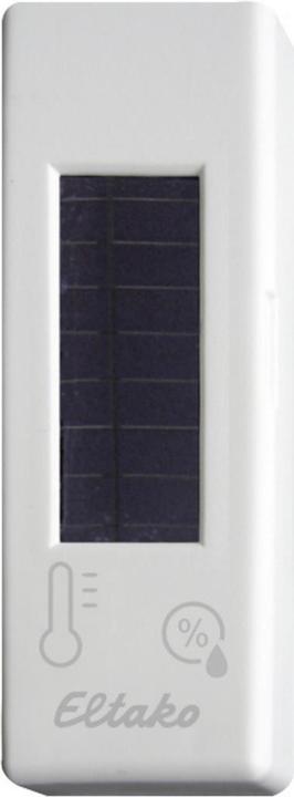 Actual product image Eltako Wireless temperature/humidity sensor with solar cell and battery, glossy (Heating actuator)