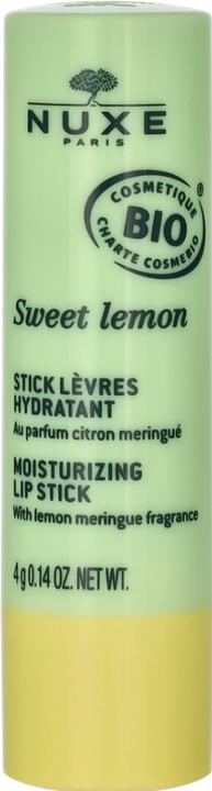Image du produit Nuxe Stick de Lèvres au Citron Doux BIO 4 g (Stick de soin des lèvres, 4 ml)