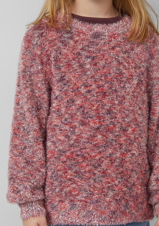 Produktbild s.Oliver Strickpullover Strickpullover mit Farbverlauf und Glitzergarn (104, 110)