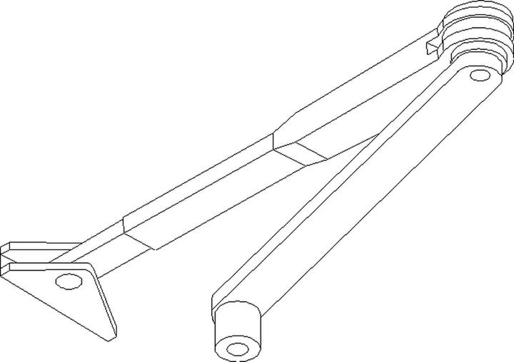 Produktbild Geze Feststellgestänge zu Türschliesser TS 1500 (Zimmertür, Eingangstür, Holztür, Balkontür, Indoor)
