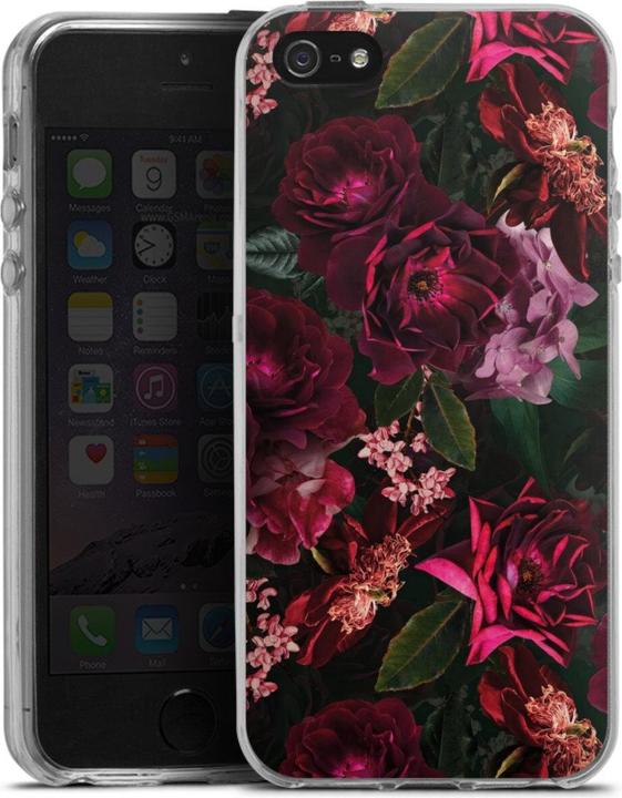 Produktbild DeinDesign Silikon Hülle für Apple iPhone 5 Handyhülle Case Smartphone Schutzhülle Blumen Blüte Rose (Apple iPhone 5)