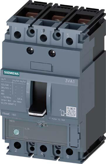 Produktbild Siemens Leistungsschalter 1 St. 3VA1163-4EE32-0AA0