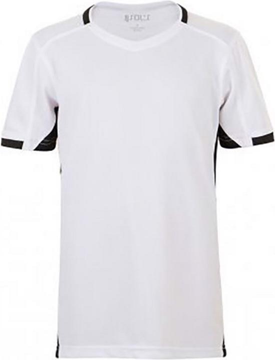 Sols Classico Kontrast Kurzarm Fussball TShirt