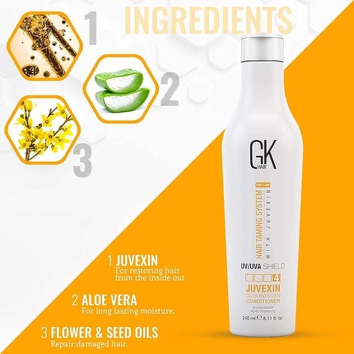 Actual product image Gk Hair Color Shield UV/UVA protection Conditioner (240 ml)