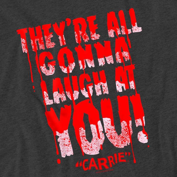 Produktbild Carrie Laugh At You TShirt meliert (S)