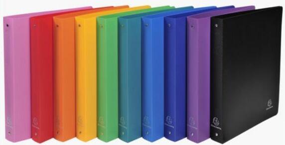Actual product image Exacompta ring binder A4 PP 4-ring 30mm spine 40mm (A4, 40 mm, 240 Piece)