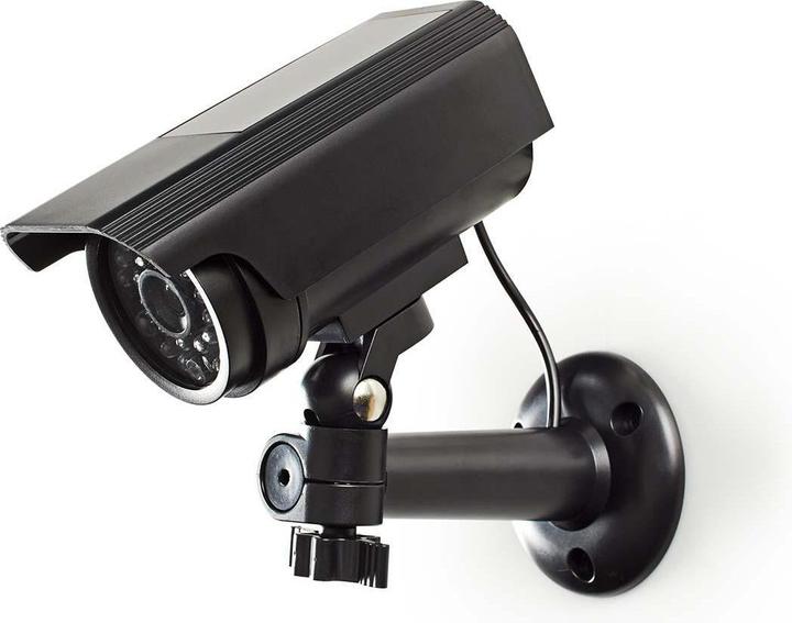 Image du produit Nedis Caméra de surveillance factice | Sphère | IP44 | Alimentation par batterie / alimentation solaire |