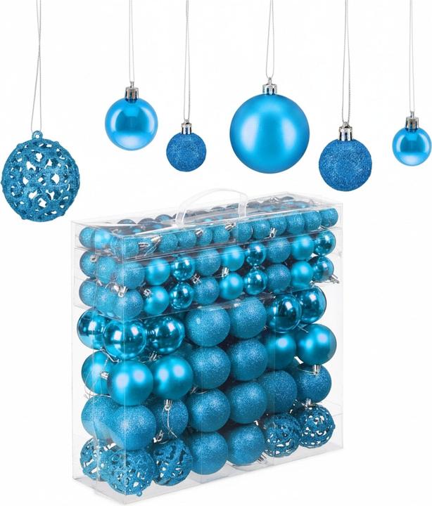 Actual product image Relaxdays Christmas baubles set (150x)