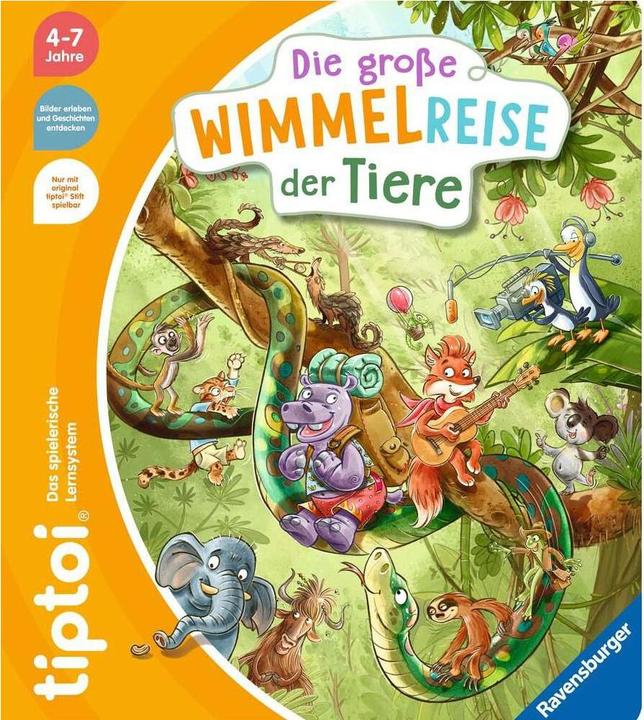tiptoi Die gr. Wimmelreise Tiere (Deutsch, Anja Kiel, 2022)