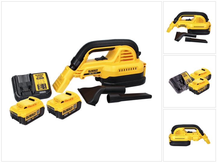 Produktbild DeWalt DCV 517 M2 Akku Handstaubsauger 18 V 1,9 L + 2x Akku 4,0 Ah + Ladegerät (Nass-Trockensauger)