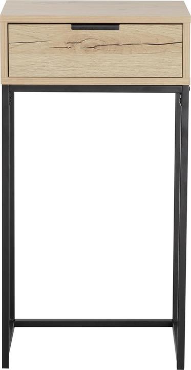 Produktbild HTI-Living Konsolentisch Cedrik 40 cm mit Schublade Artisaneiche-Schwarz (40 x 28 x 76.50 cm)